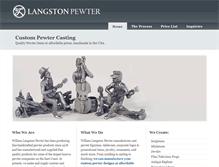 Tablet Screenshot of langstonpewter.com